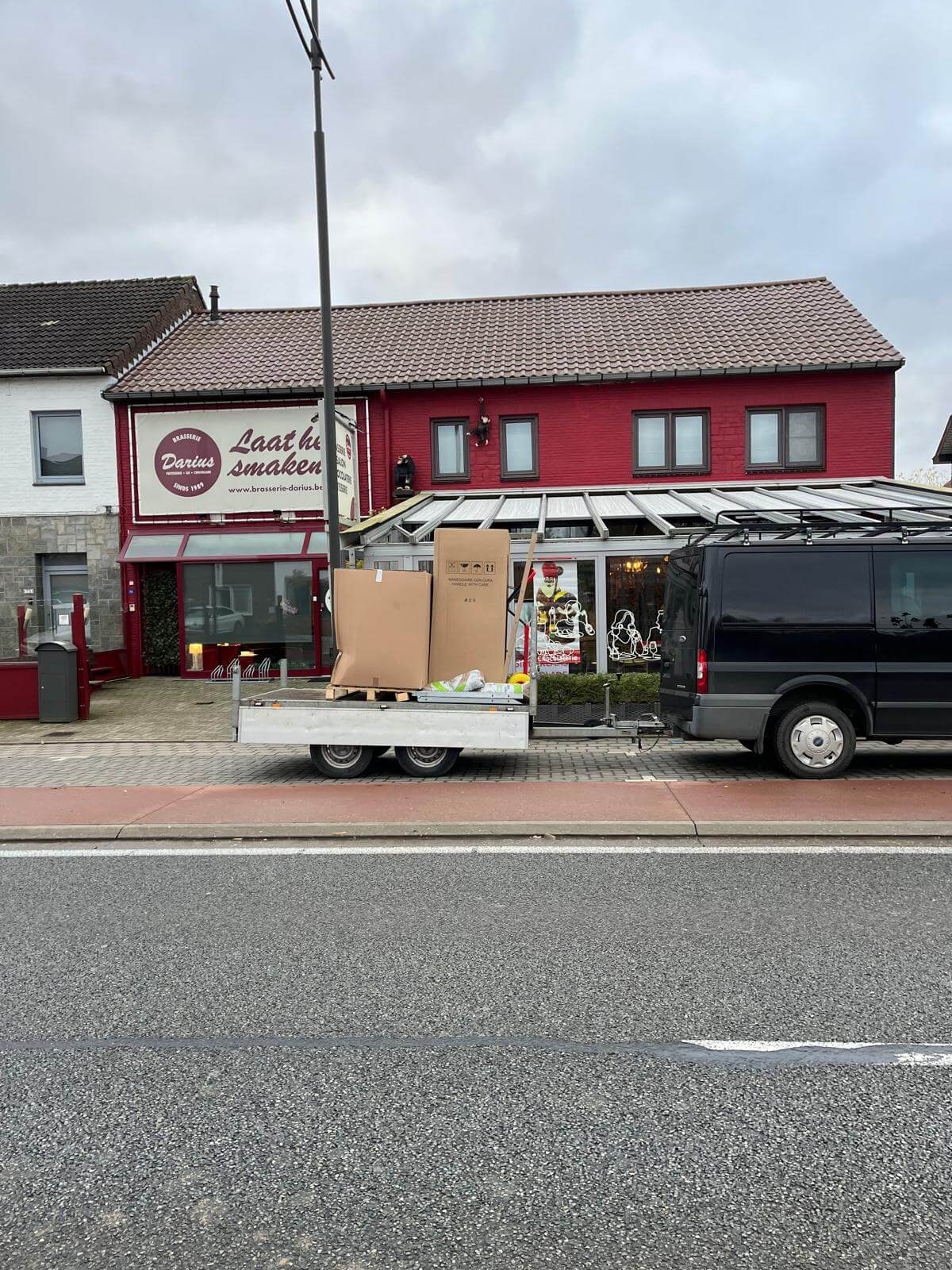 Pelletkachel Lanaken geplaatst bij Darius Brasserie in Veldwezelt