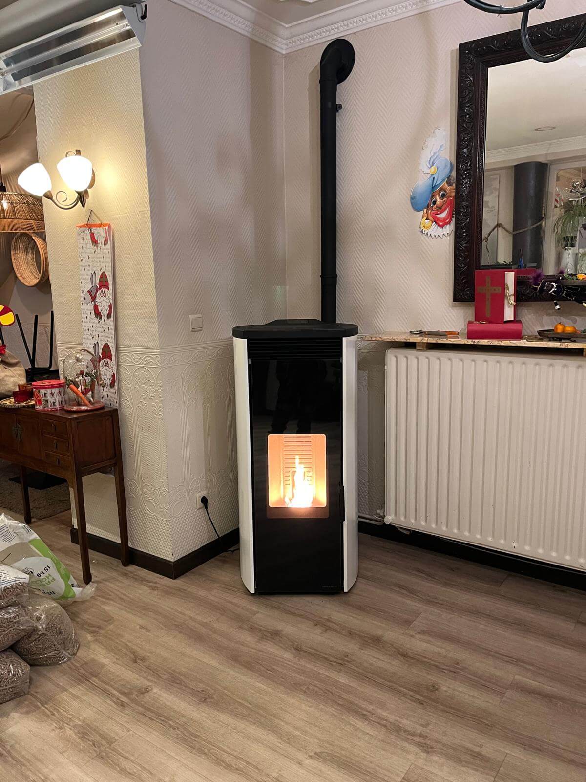Pelletkachel met professionele installatie in Veldwezelt